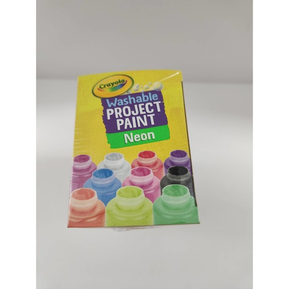 Crayola - Neon Washable Project Paint (1 10pk) - Picture 5 of 12